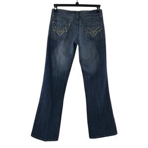Petrol Katie-SS Embellished Bootcut Jeans Medium Wash Size 4 Waist 27